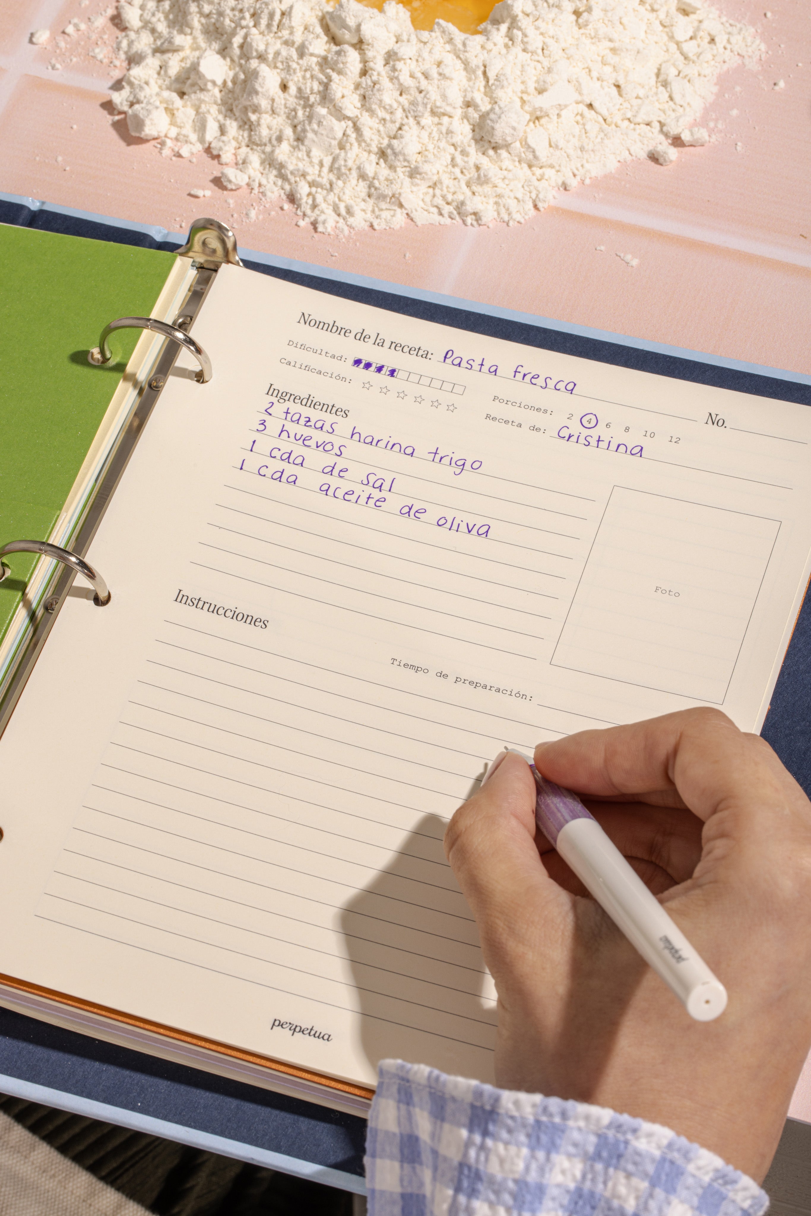 Recetario Perpetua - Verde