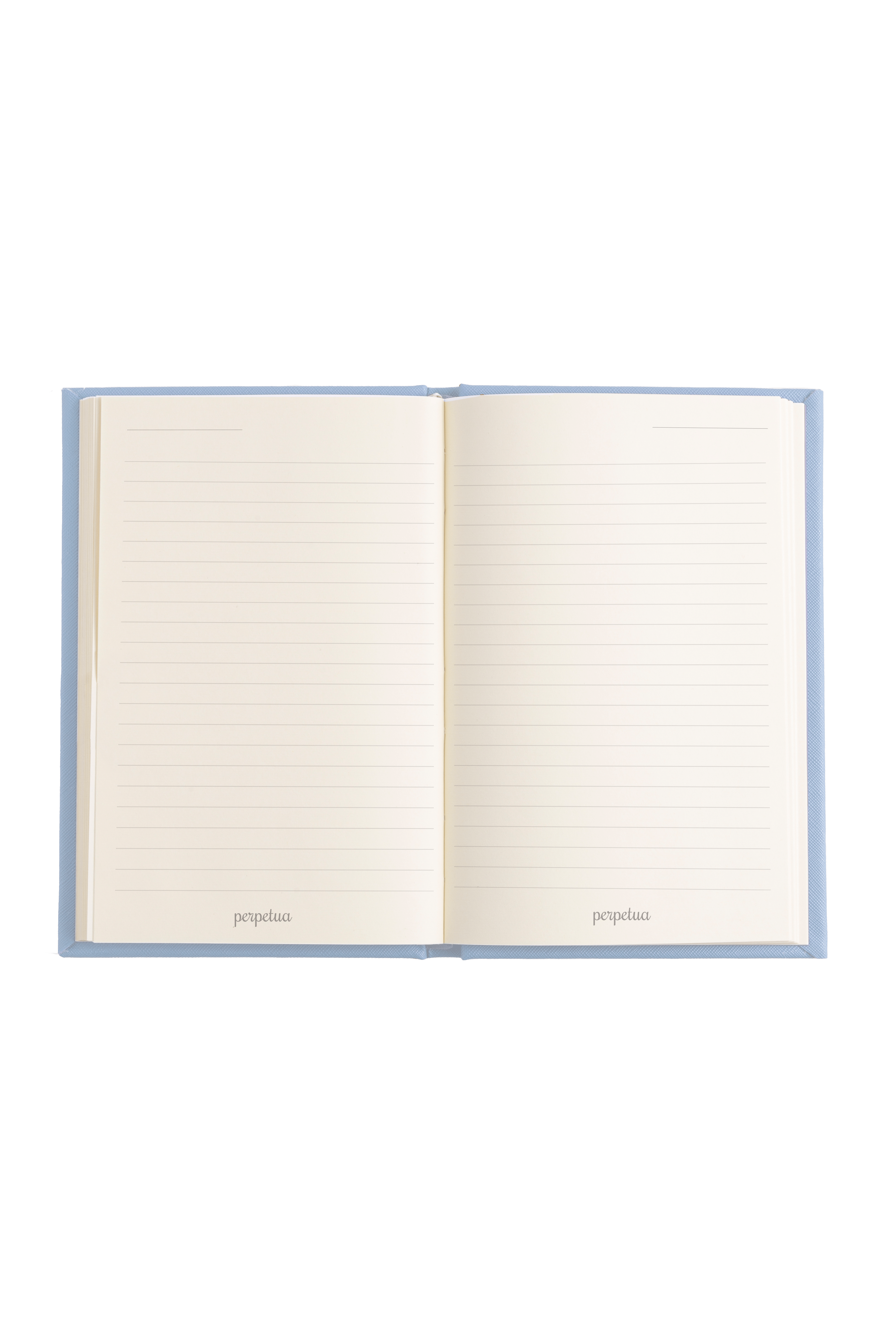 Libreta no. 2 - Celeste con frase - Perpetua