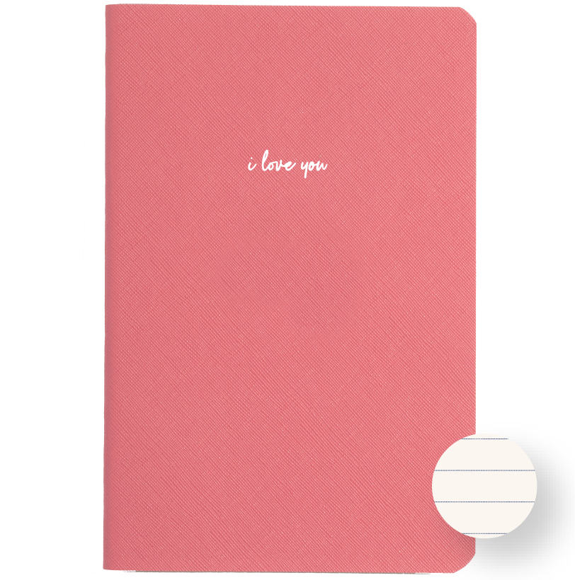 Libreta Pasta Suave - I love you