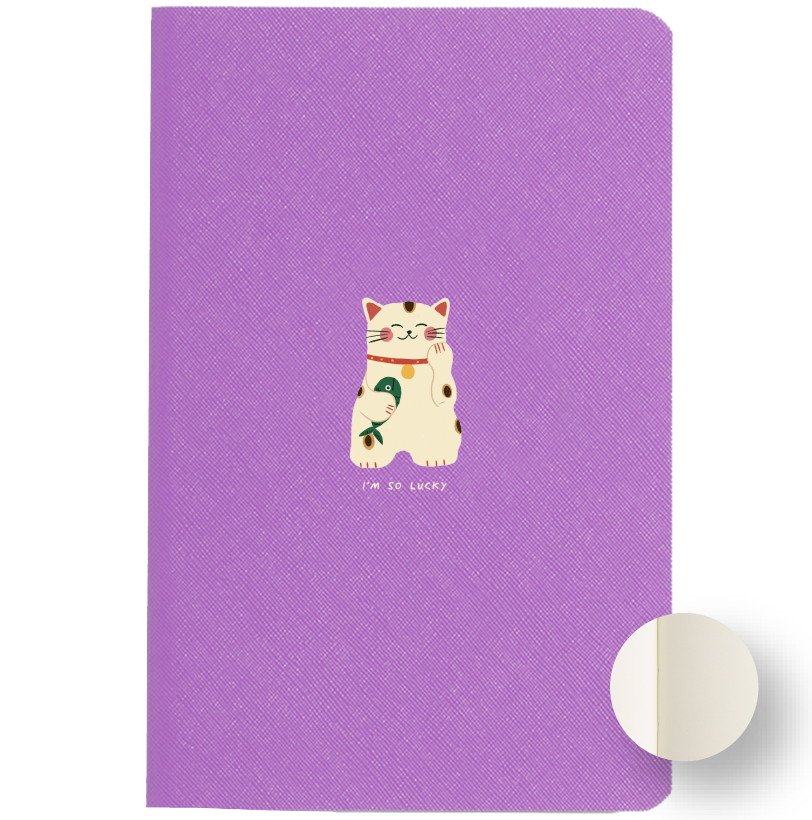 Libreta no. 8 Lavanda - I'm So Lucky
