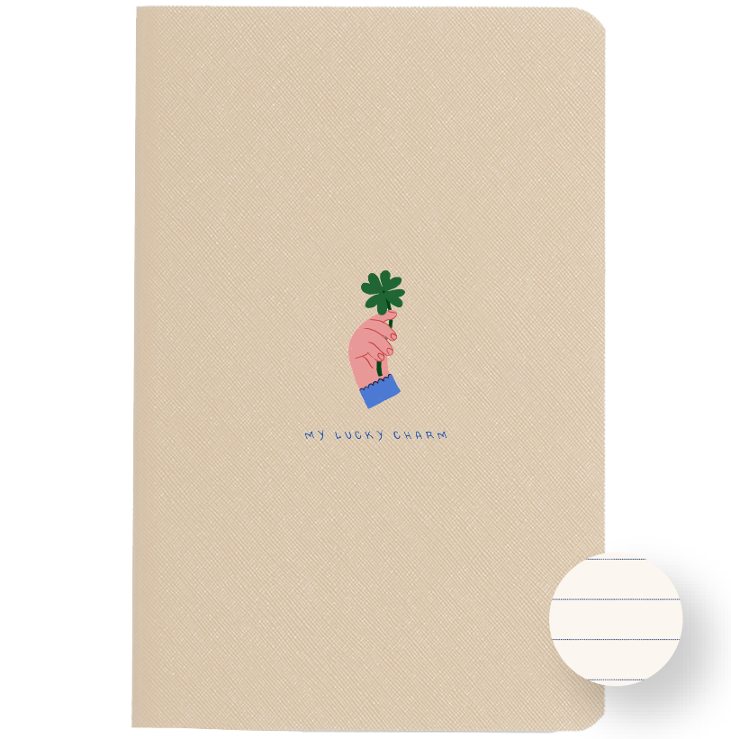 Libreta no. 5 Beige - My Lucky Charm (Pasta Suave)