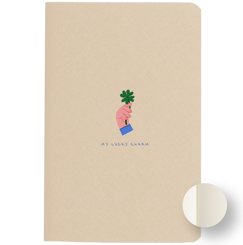 Libreta no. 5 Beige - My Lucky Charm (Pasta Suave)