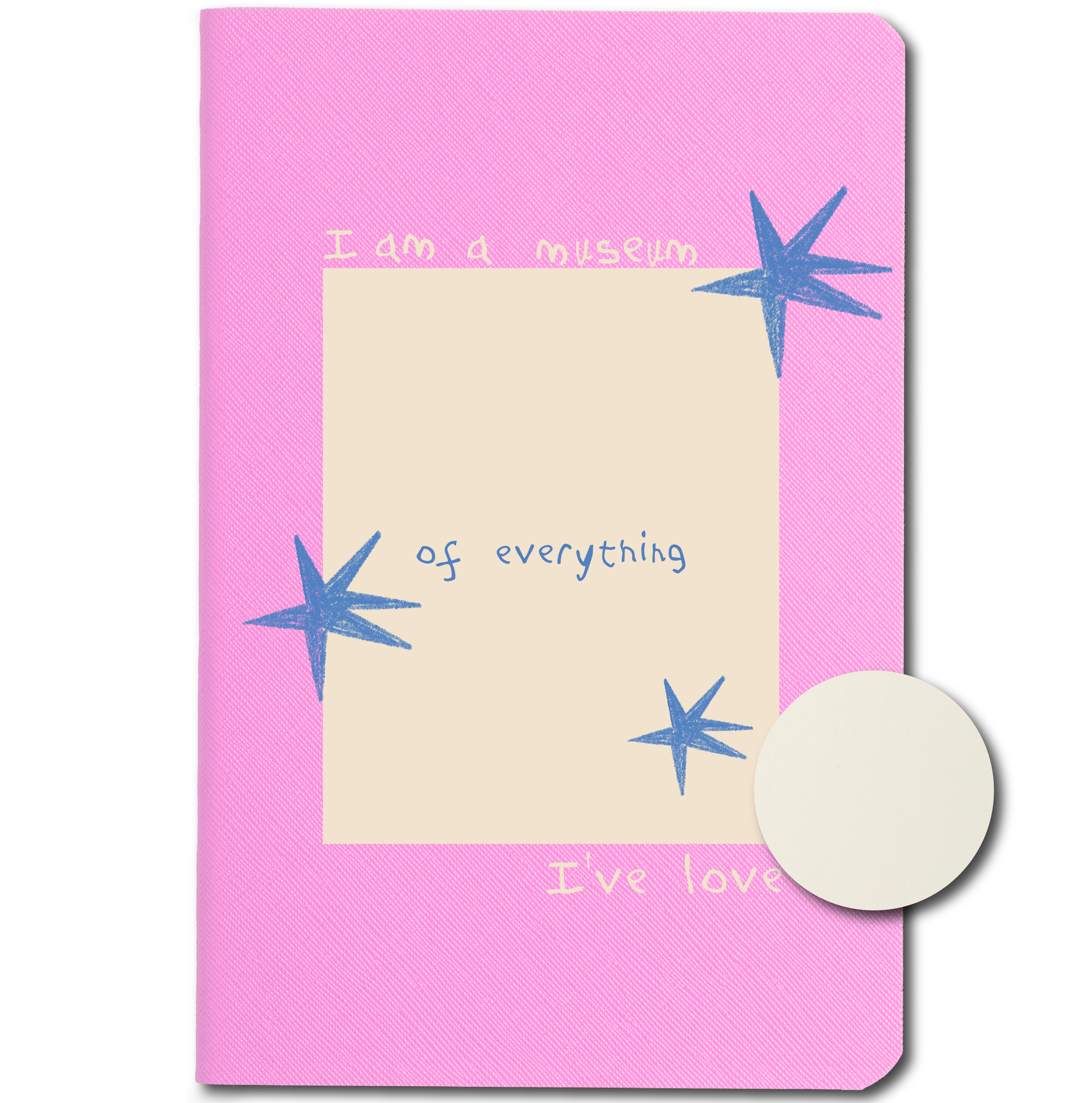 Libreta Pasta Suave Lisa Rosa Barbie - I'm a Museum Of Everything I've Love