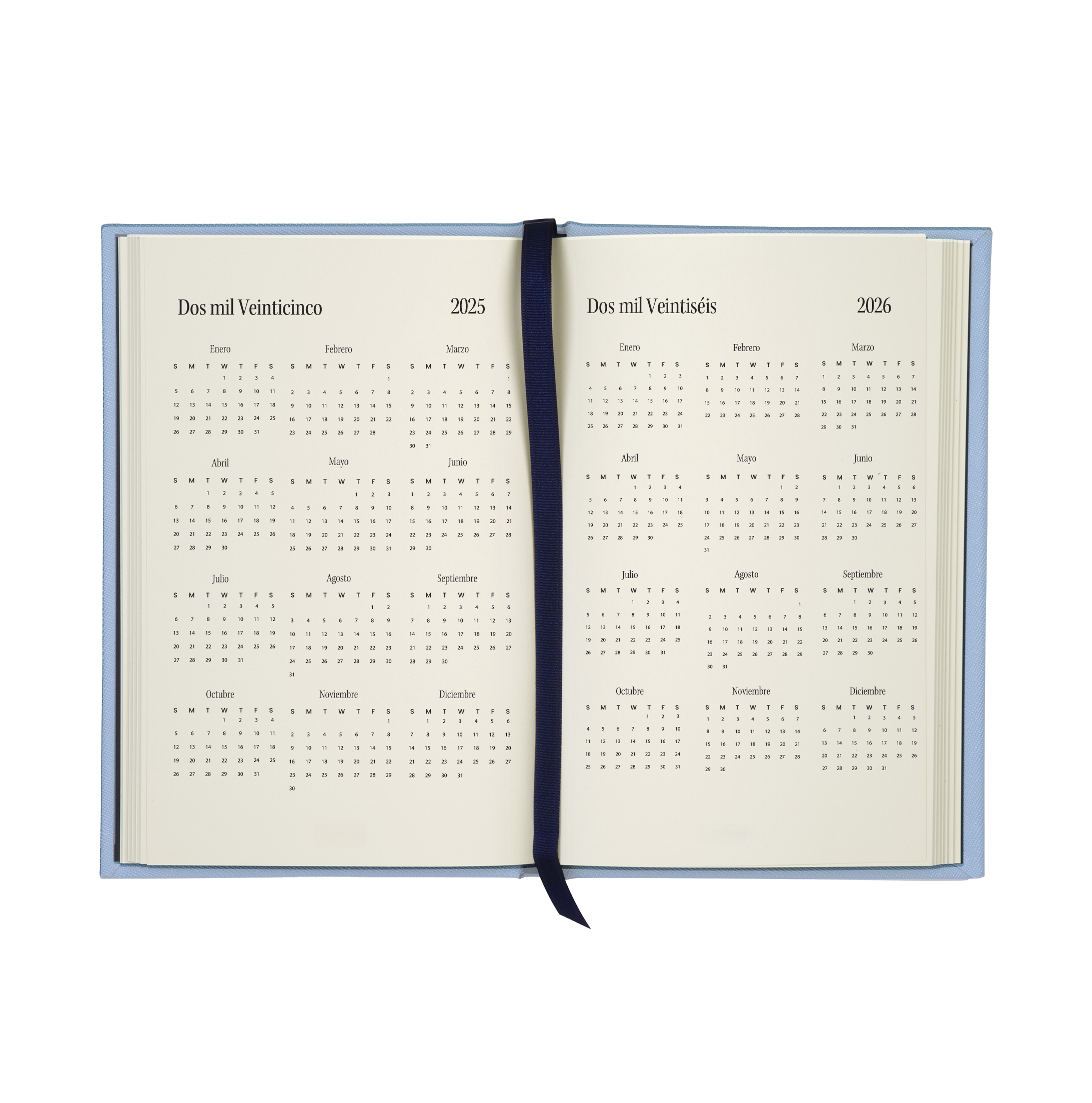 Libreta Pasta Dura Agenda Atemporal