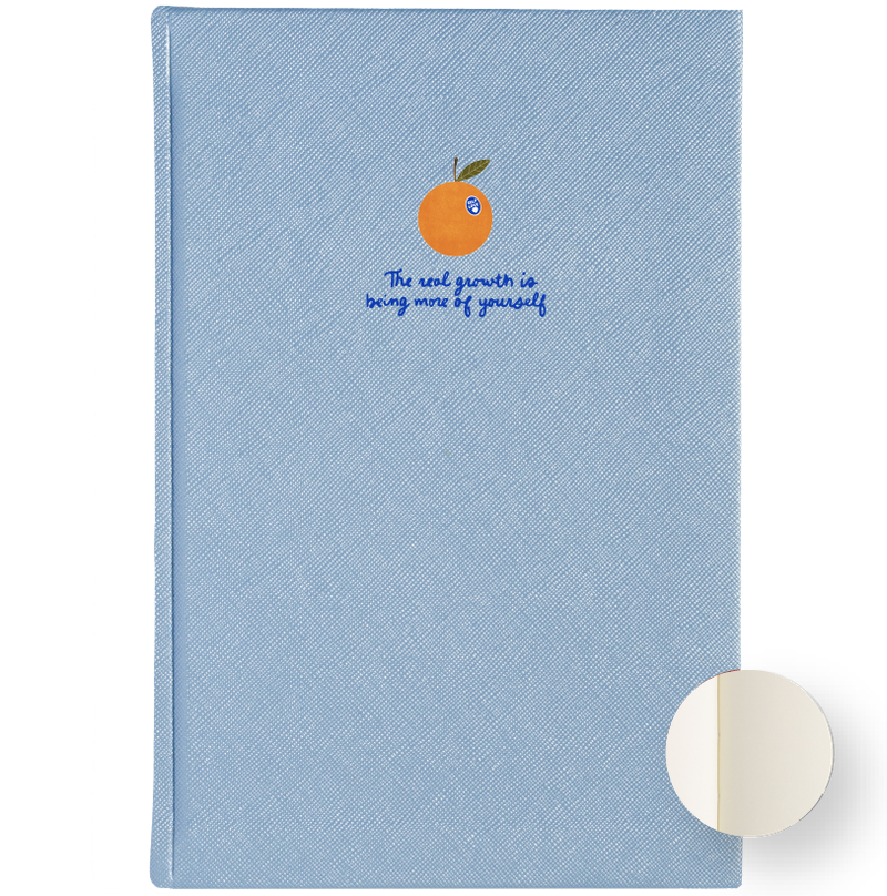 Libreta no. 19 Celeste - The Real Growth pasta dura